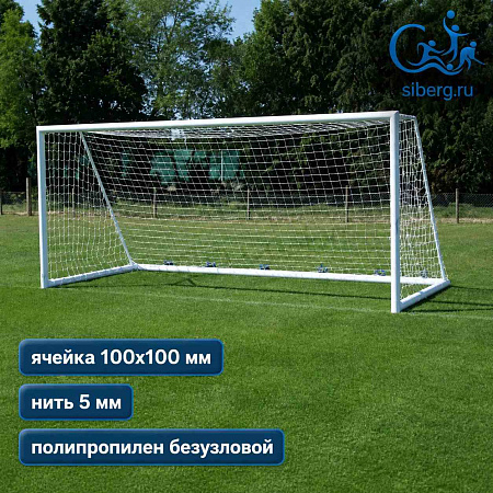 Cетка для футбольных ворот 5 мм ячейка 100х100 мм Профи