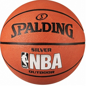 Баскетбольный мяч "Spalding Nba Silver Series Outdoor" АРТ.83-015z